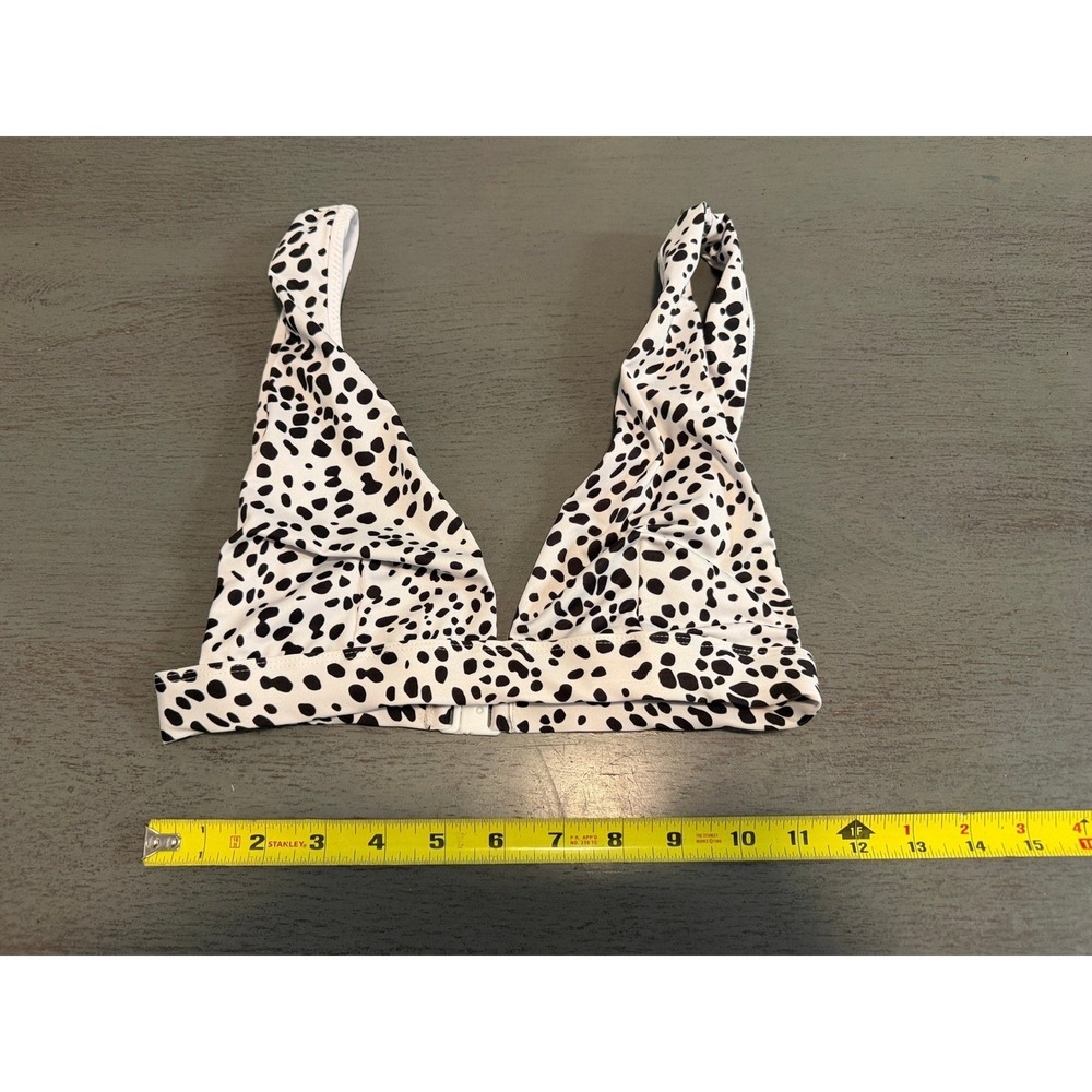 ASOS Swim White High Leg Bikini Bottom Womens Size US 4 EU 36 UK 8 F100876